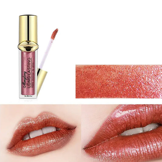 Brillo labial mate perlado - Erlif 