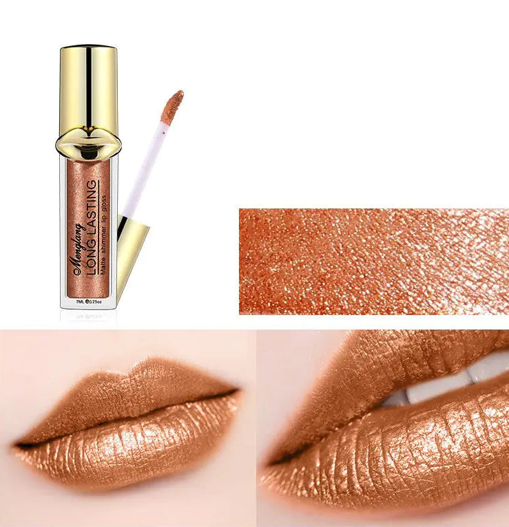 Brillo labial mate perlado - Erlif 