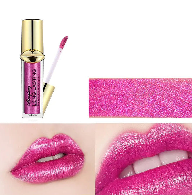 Brillo labial mate perlado - Erlif 