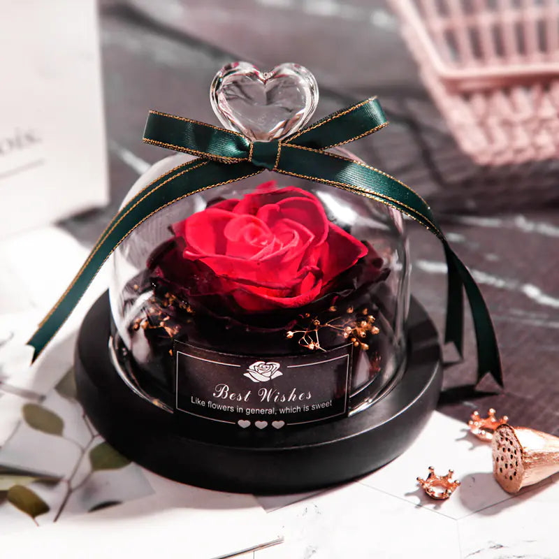 Caja de regalo de rosa eterna - Erlif 