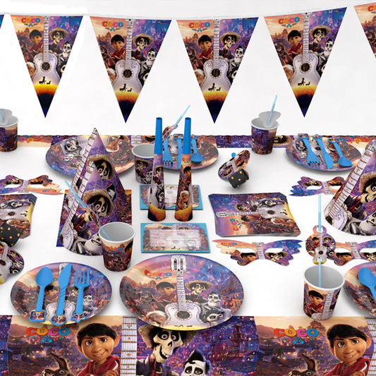 Decoraciónes de cumpleaños de coco - Erlif 