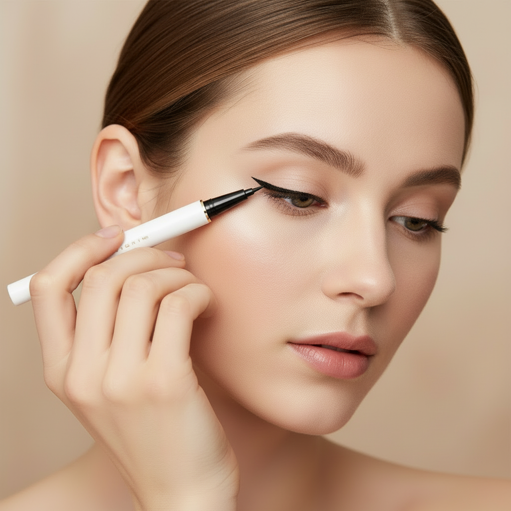 Delineador de ojos líquido resistente al agua - Erlif 