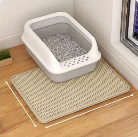 Esterilla de arena para gatos de doble capa - Erlif 