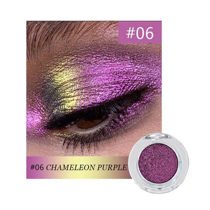 Sombras de ojos camaleón metálica con purpurina - Erlif