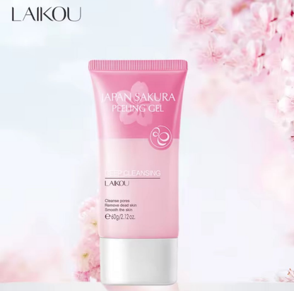 Gel exfoliante Facial de Flor de Cerezo - Erlif 