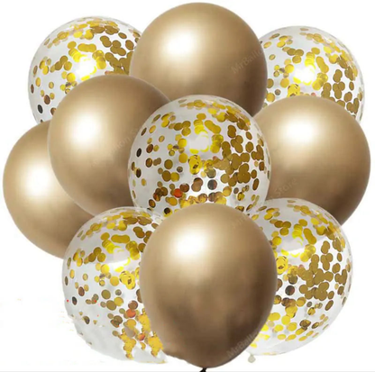 Globos de confeti metálico - Erlif 