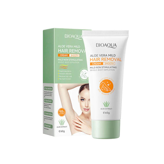 Crema depilatoria rápida con aloe vera