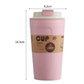 Leak-proof bamboo fiber cup