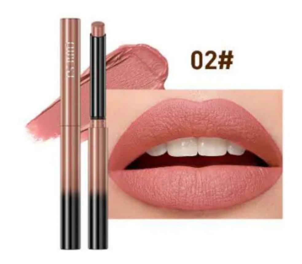 Lápiz labial mate de larga duración