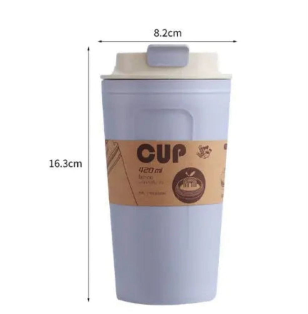 Leak-proof bamboo fiber cup