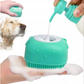Cepillo masajeador de baño para mascotas