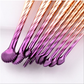 Brochas de maquillaje sirena