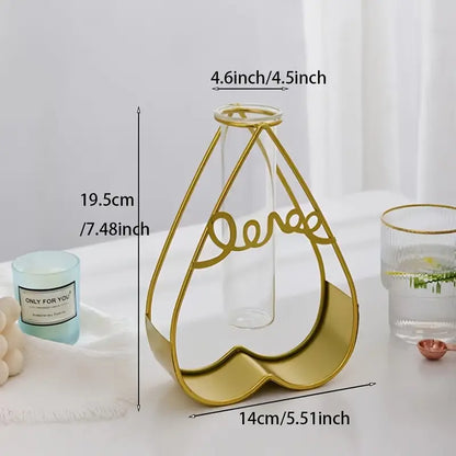 Jarrón decorativo geométrico - Erlif 