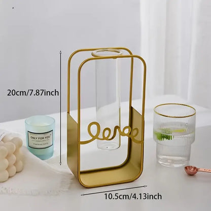 Jarrón decorativo geométrico - Erlif 