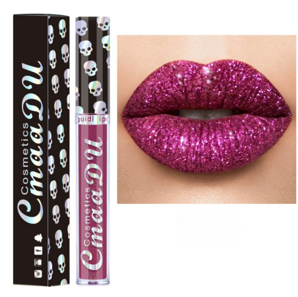Labial metálico brillante - Erlif 