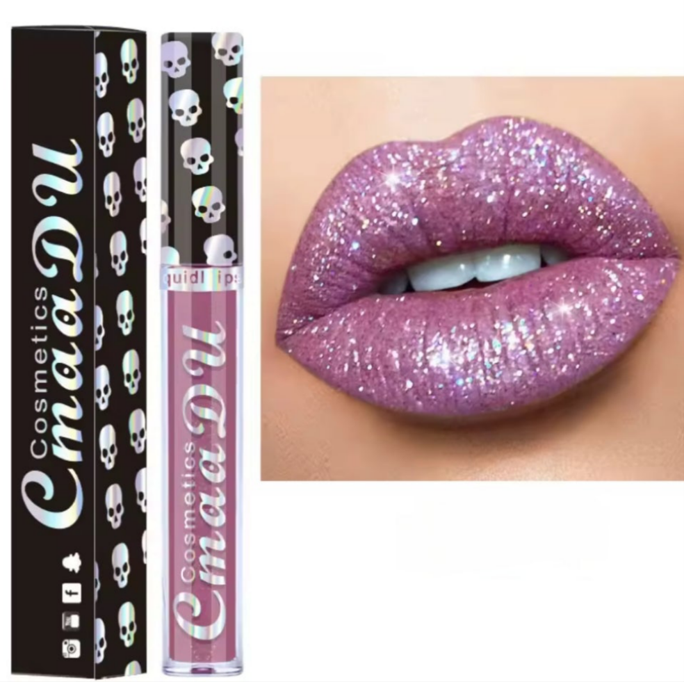 Labial metálico brillante - Erlif 