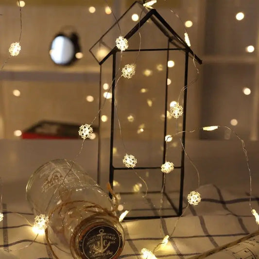 Luces LED de copo de nieve - Erlif 