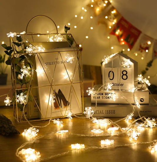Luces LED de copo de nieve - Erlif 