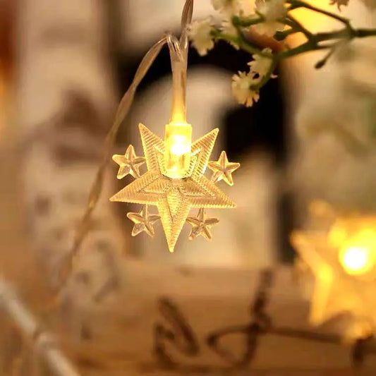 Luces de luna y estrellas de navidad - Erlif 
