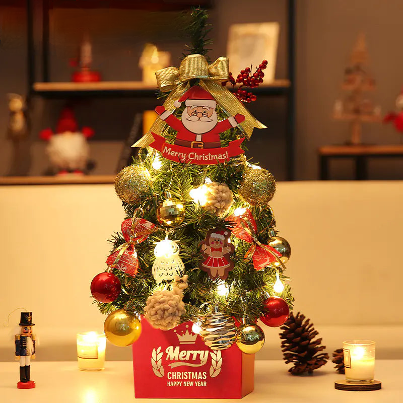 Mini árbol de navidad decorativo - Erlif 