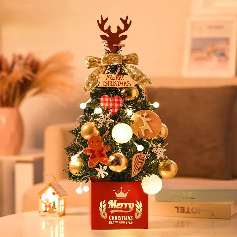 Mini árbol de navidad decorativo - Erlif 