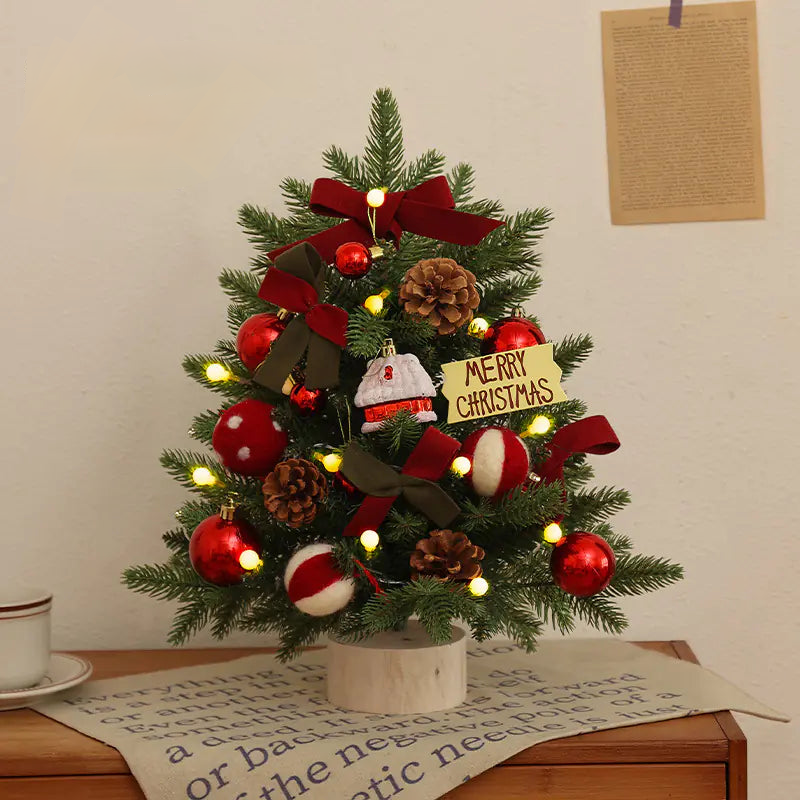 Mini árbol de navidad decorativo - Erlif 