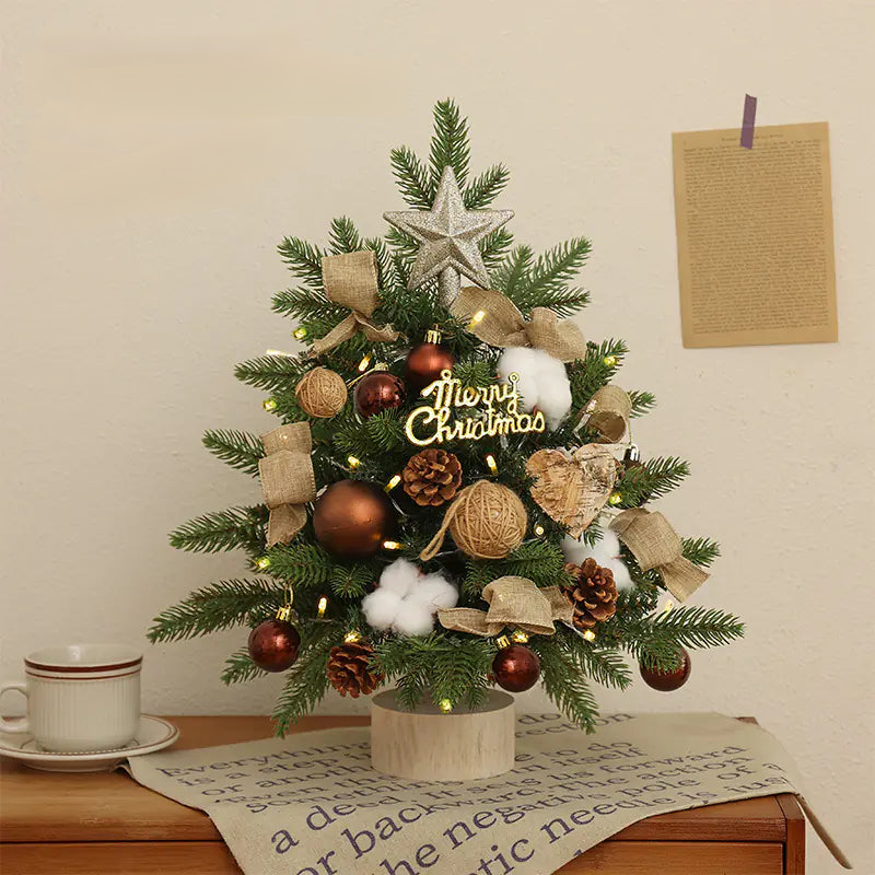 Mini árbol de navidad decorativo - Erlif 