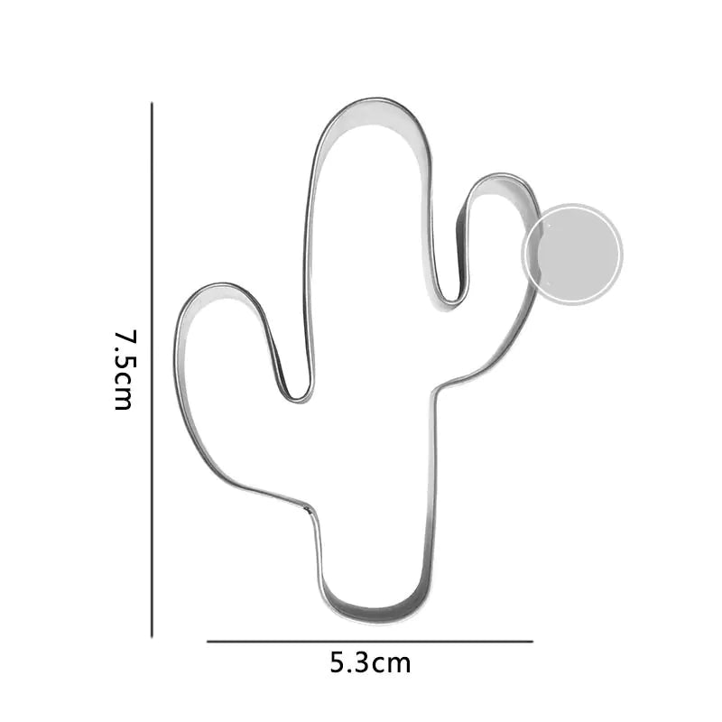 Molde de cactus de acero inoxidable - Erlif 