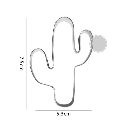 Molde de cactus de acero inoxidable - Erlif 