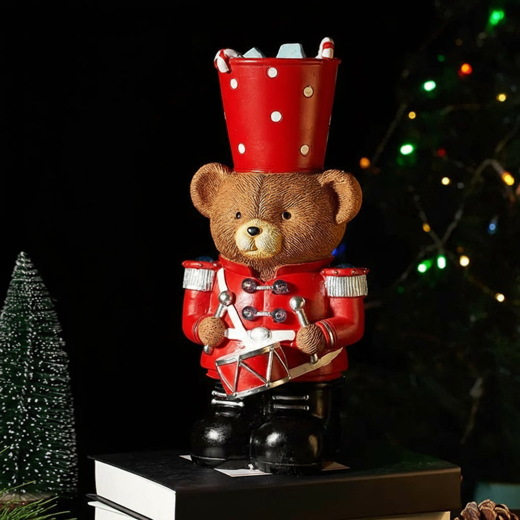 Oso navideño con Luz - Erlif 