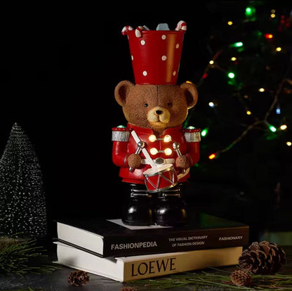 Oso navideño con Luz - Erlif 