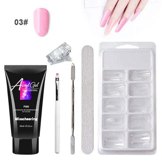 Kit de extensión de uñas en gel