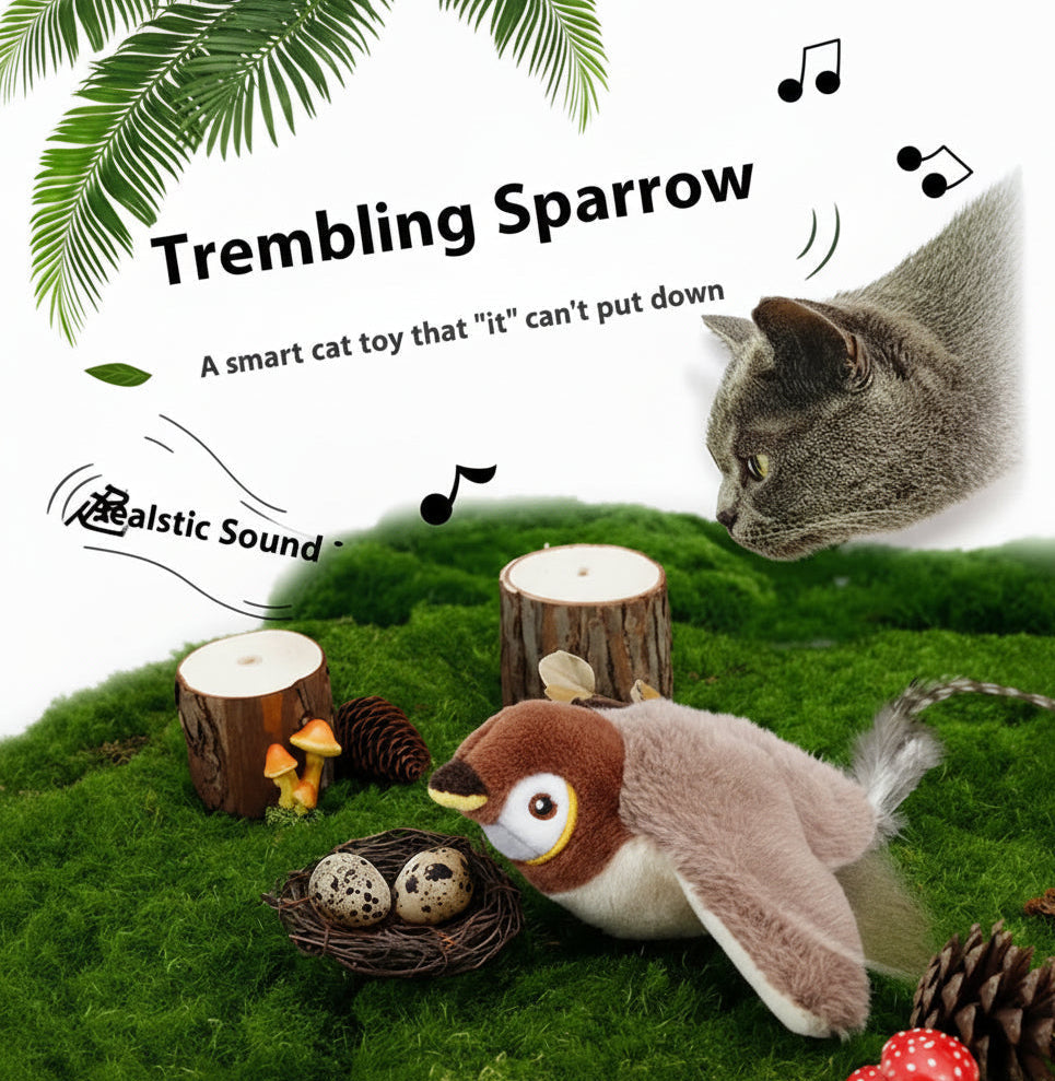 Pájaro interactivo para mascotas - Erlif 