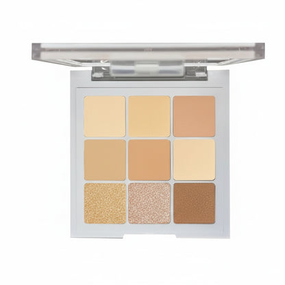 Paleta de sombras de ojos 9 tonos - Erlif 
