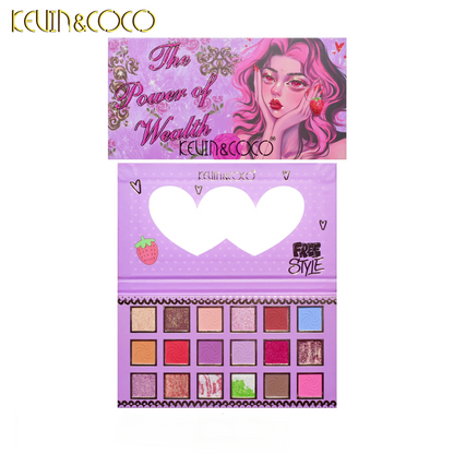 Paleta de sombras de ojos de 18 colores - Erlif 