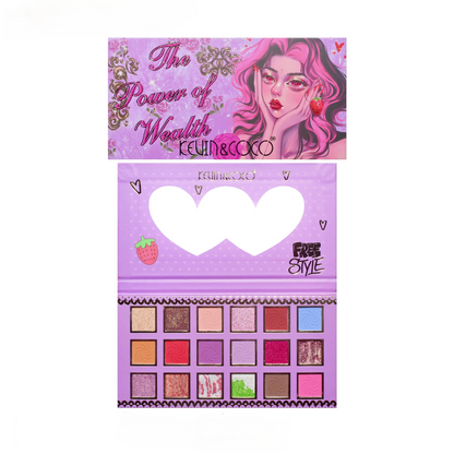 Paleta de sombras de ojos de 18 colores - Erlif 