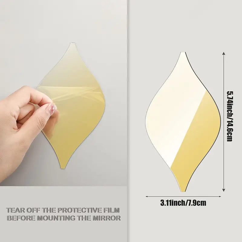 Pegatina de espejo de pared - Erlif 