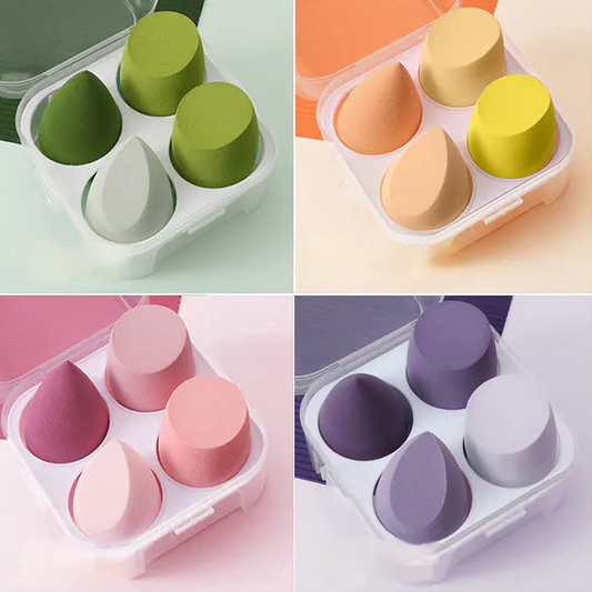 Set de 4 esponjas de maquillaje - Erlif 