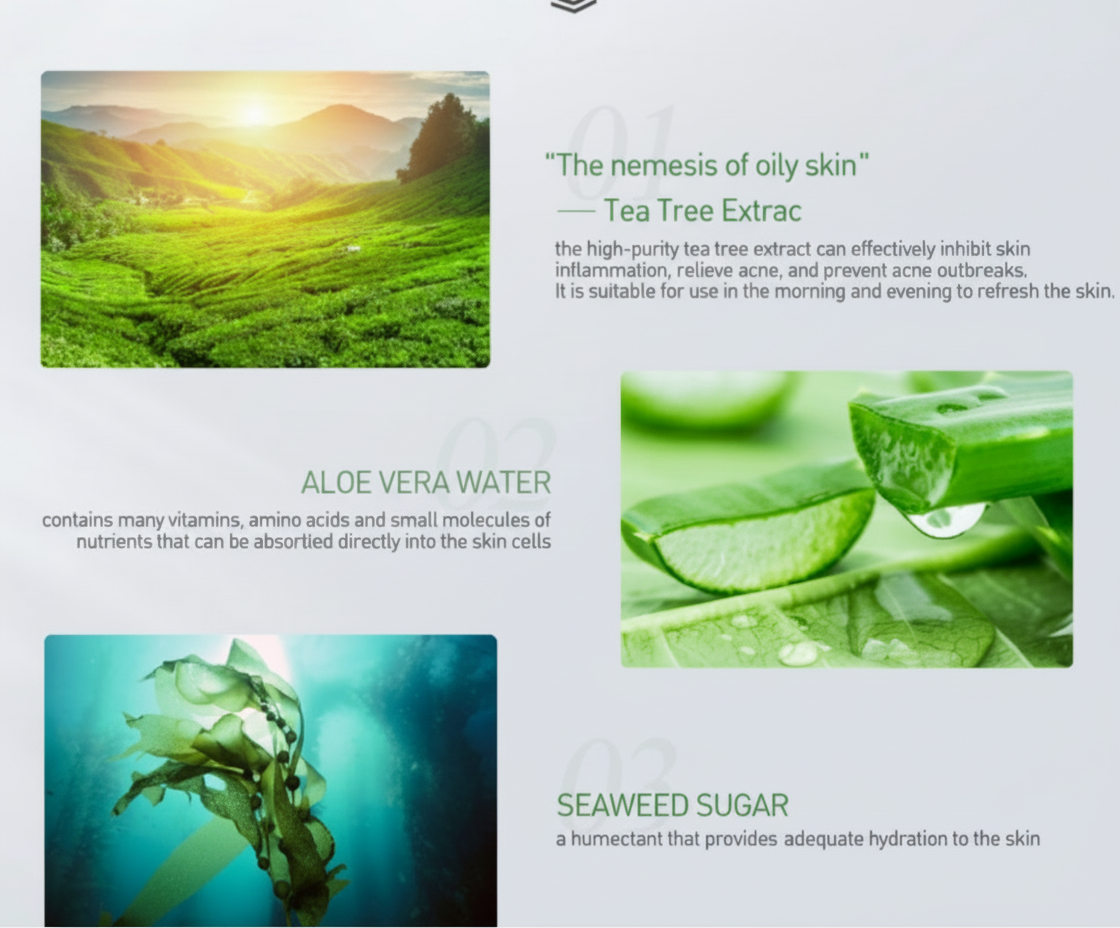 Tónico facial de árbol de té - Erlif 