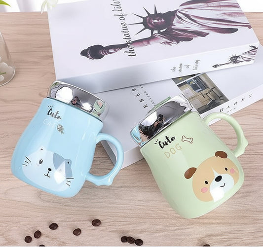 Taza con cuchara y tapa - Erlif 