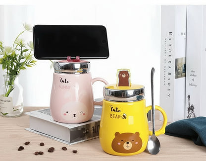 Taza con cuchara y tapa - Erlif 