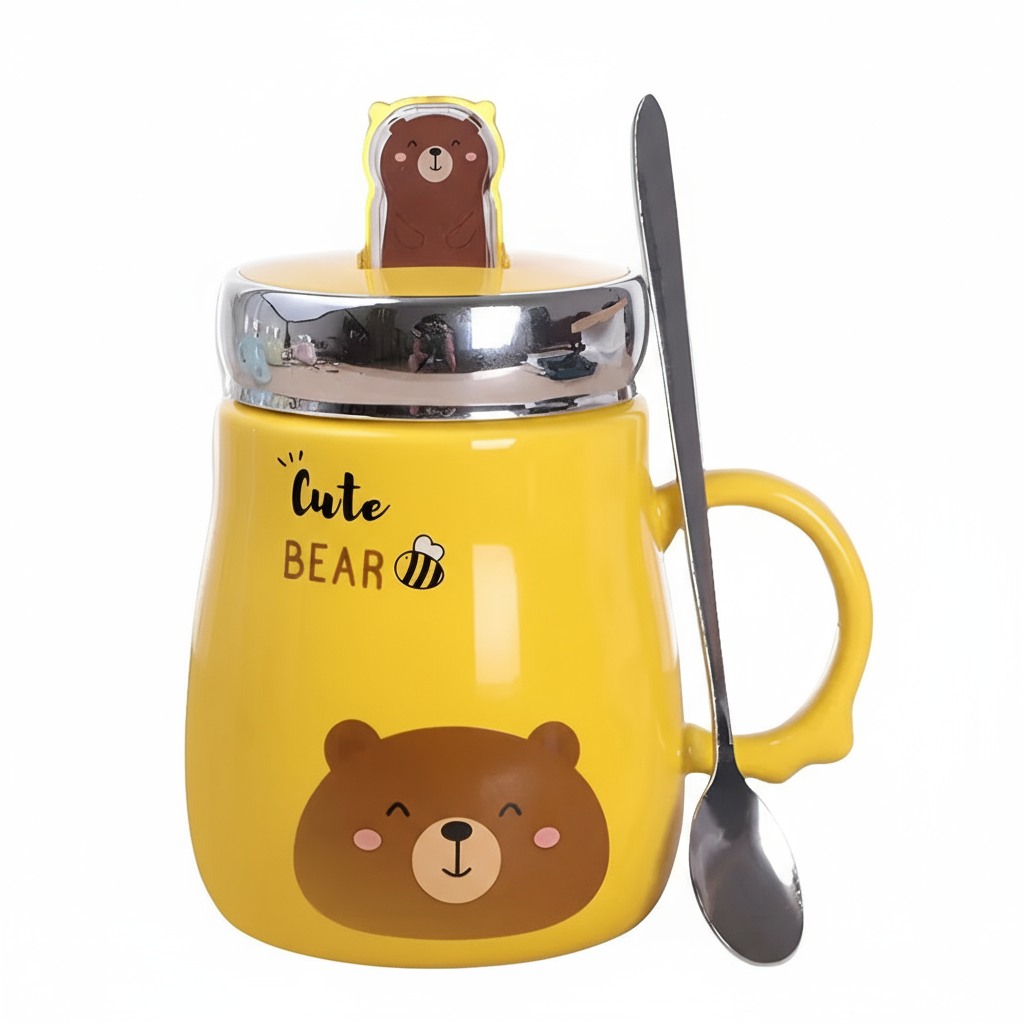 Taza con cuchara y tapa - Erlif 