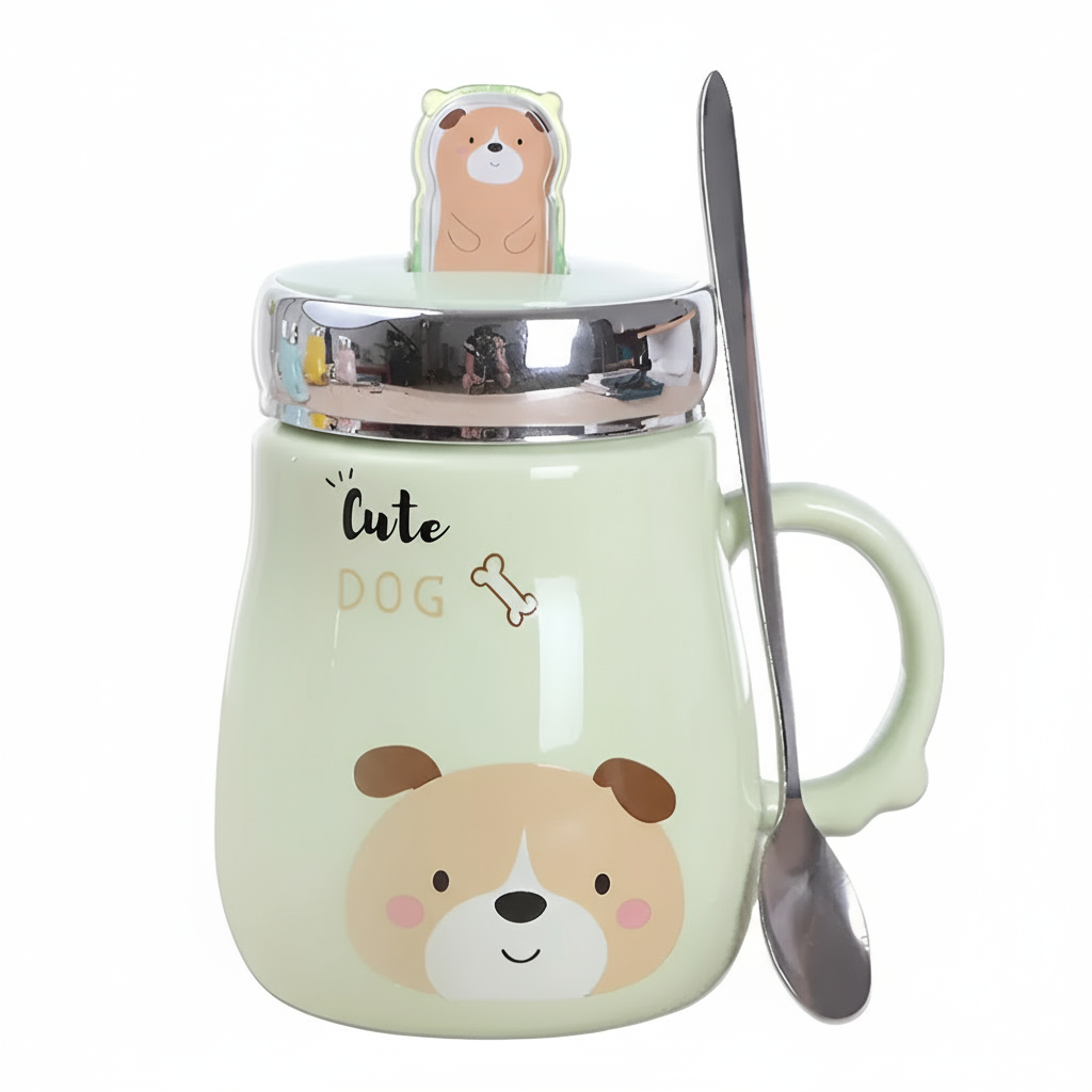 Taza con cuchara y tapa - Erlif 