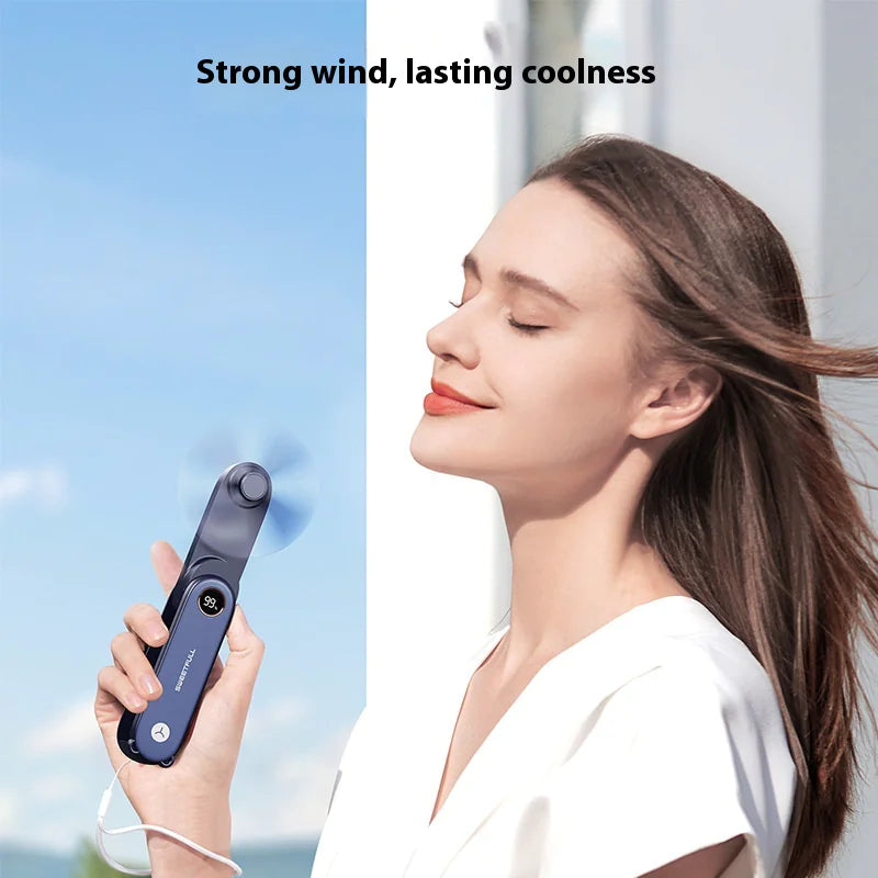 Mini ventilador de mano plegable USB - Erlif