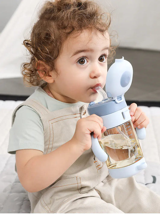 Vaso con pajita para niños - Erlif 