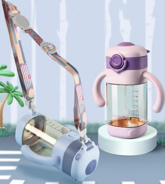 Vaso con pajita para niños - Erlif 