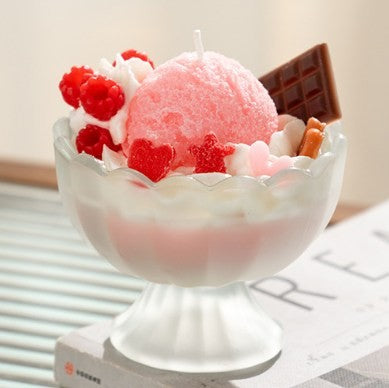 Vela de copa de helado perfumada - Erlif 