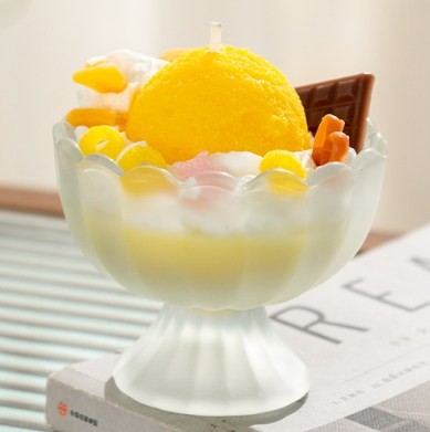 Vela de copa de helado perfumada - Erlif 