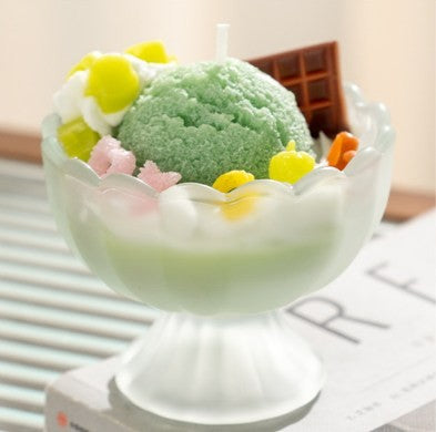 Vela de copa de helado perfumada - Erlif 