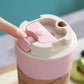 Leak-proof bamboo fiber cup